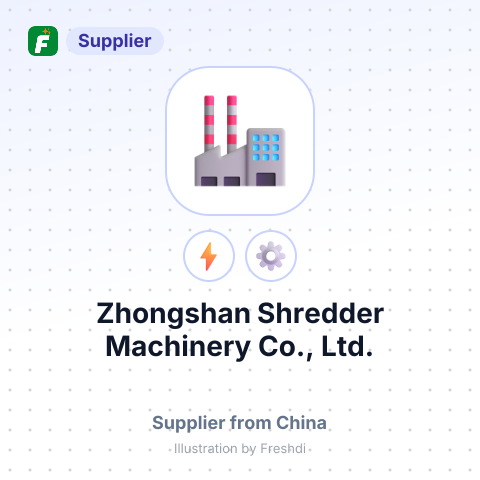 Zhongshan Shredder Machinery Co., Ltd. – summary card, no photo uploaded yet