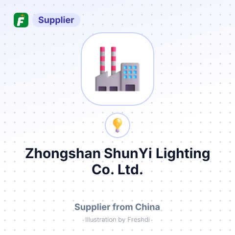 Zhongshan ShunYi Lighting Co.,Ltd. – summary card, no photo uploaded yet