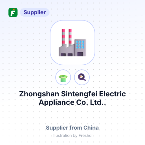 Zhongshan Sintengfei Electric Appliance Co., Ltd.. – summary card, no photo uploaded yet