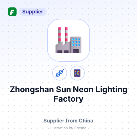 Zhongshan Sun Neon Lighting Factory – summary card, no photo uploaded yet