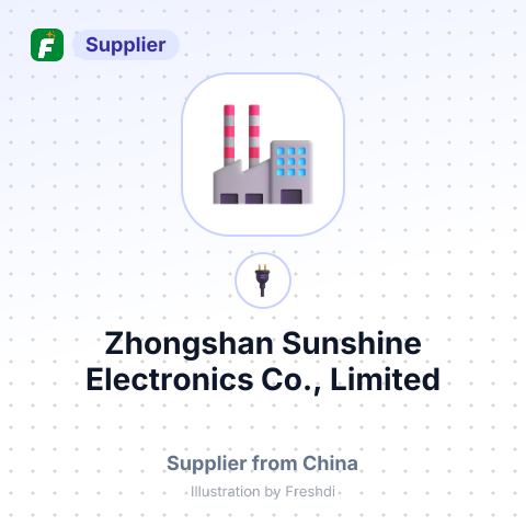 Zhongshan Sunshine Electronics Co., Limited – summary card, no photo uploaded yet
