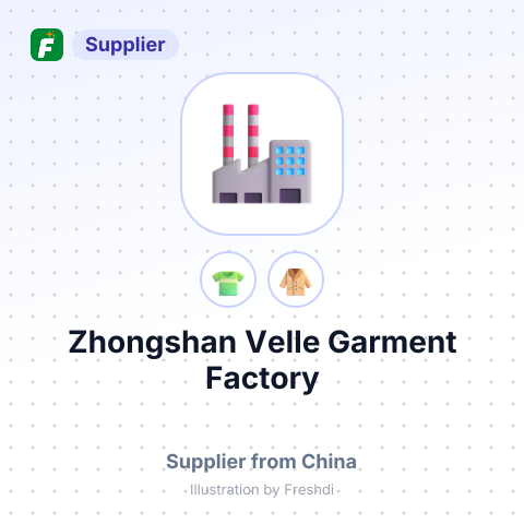 Zhongshan Velle Garment Factory – summary card, no photo uploaded yet