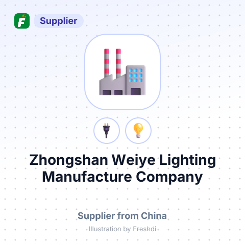 Zhongshan Weiye Lighting Manufacture Company – summary card, no photo uploaded yet