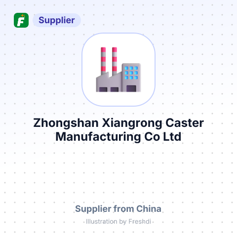 Zhongshan Xiangrong Caster Manufacturing Co, Ltd – summary card, no photo uploaded yet