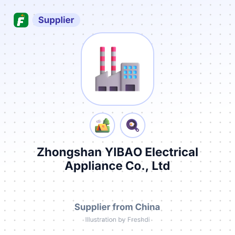Zhongshan YIBAO Electrical Appliance Co., Ltd – summary card, no photo uploaded yet
