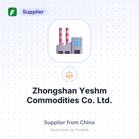 Zhongshan Yeshm Commodities Co.,Ltd. – summary card, no photo uploaded yet