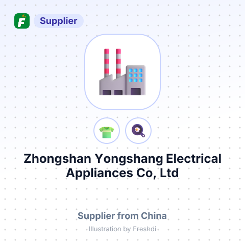 Zhongshan Yongshang Electrical Appliances Co, Ltd – summary card, no photo uploaded yet