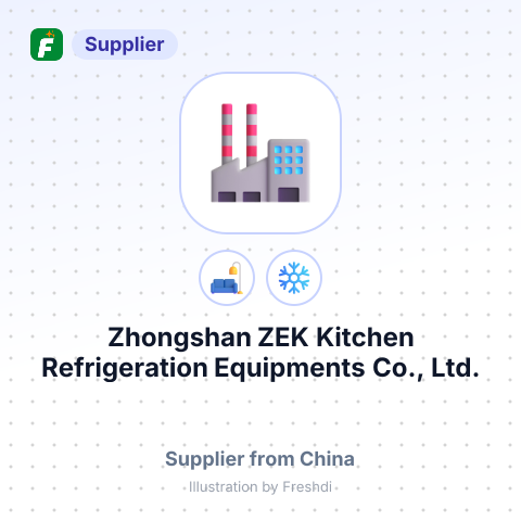 Zhongshan ZEK Kitchen Refrigeration Equipments Co., Ltd. – summary card, no photo uploaded yet