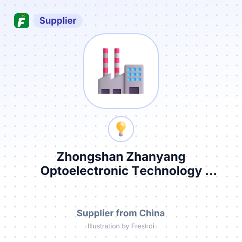 Zhongshan Zhanyang Optoelectronic Technology Co.,Ltd(Raysnow – summary card, no photo uploaded yet