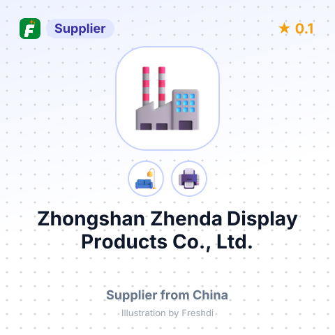 Zhongshan Zhenda Display Products Co., Ltd. – summary card, no photo uploaded yet