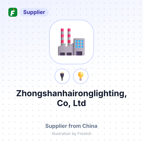 Zhongshanhaironglighting, Co, Ltd – summary card, no photo uploaded yet