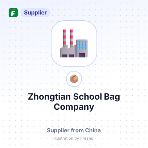 Zhongtian School Bag Company – summary card, no photo uploaded yet