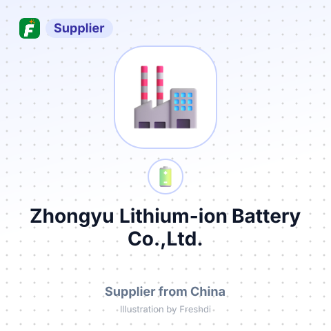 Zhongyu Lithium-ion Battery Co.,Ltd. – summary card, no photo uploaded yet