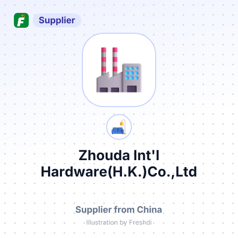 Zhouda Int'l Hardware(H.K.)Co.,Ltd – summary card, no photo uploaded yet