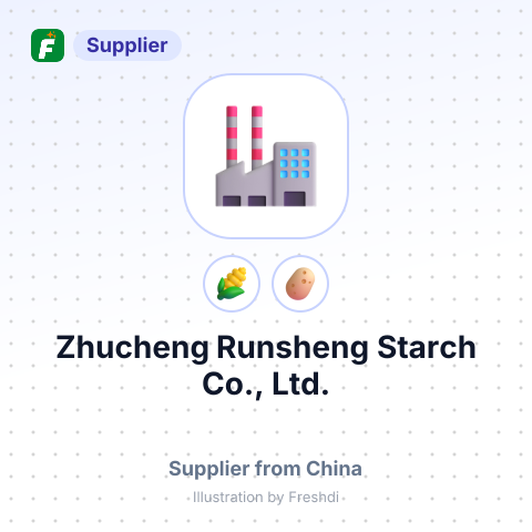 Zhucheng Runsheng Starch Co., Ltd. – summary card, no photo uploaded yet