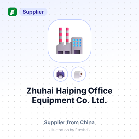 Zhuhai Haiping Office Equipment Co., Ltd. – summary card, no photo uploaded yet