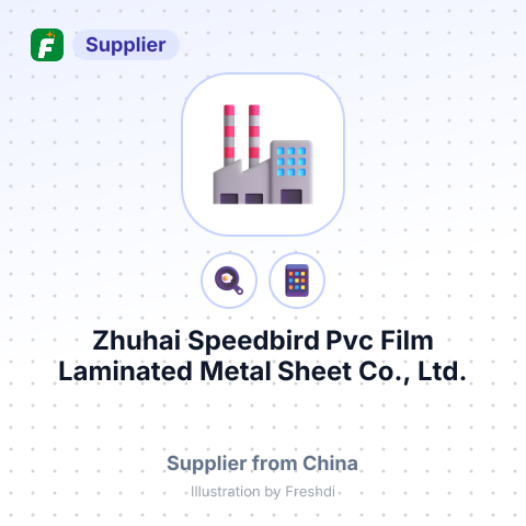 Zhuhai Speedbird Pvc Film Laminated Metal Sheet Co., Ltd. – summary card, no photo uploaded yet