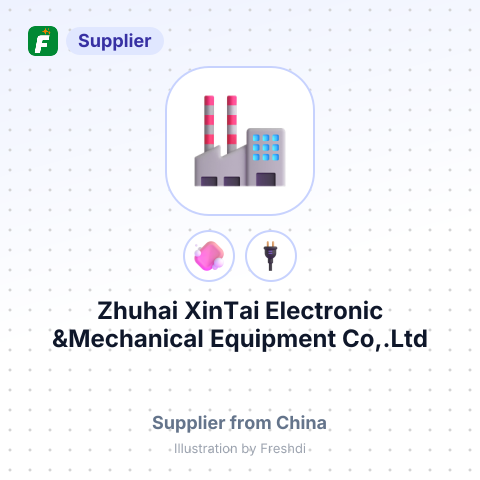 Zhuhai XinTai Electronic &Mechanical Equipment Co,.Ltd – summary card, no photo uploaded yet