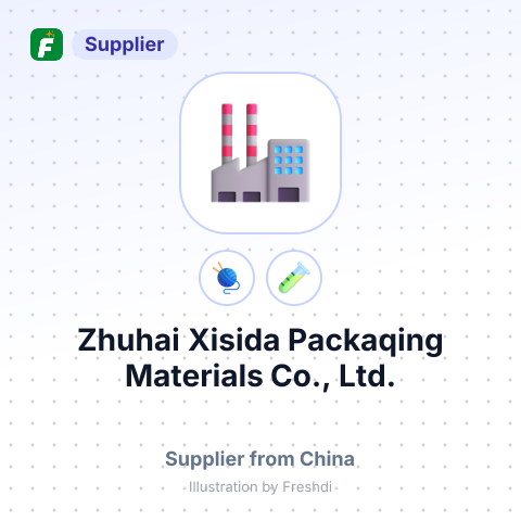 Zhuhai Xisida Packaqing Materials Co., Ltd. – summary card, no photo uploaded yet