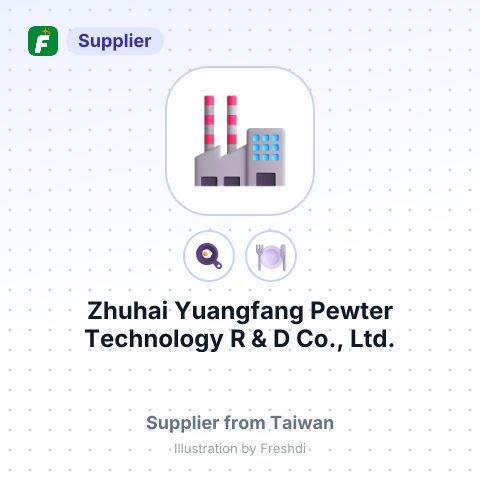 Zhuhai Yuangfang Pewter Technology R & D Co., Ltd. – summary card, no photo uploaded yet