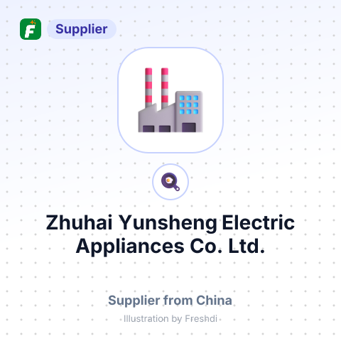 Zhuhai Yunsheng Electric Appliances Co., Ltd. – summary card, no photo uploaded yet