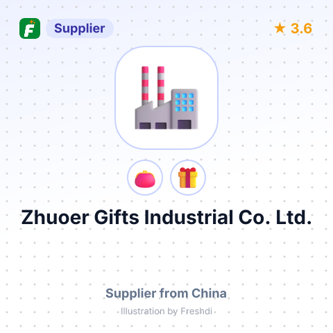 Zhuoer Gifts Industrial Co.,Ltd. – summary card, no photo uploaded yet