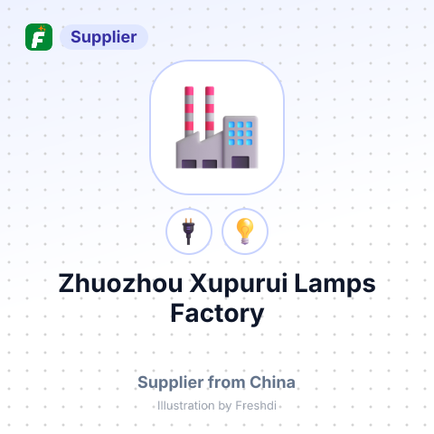 Zhuozhou Xupurui Lamps Factory – summary card, no photo uploaded yet