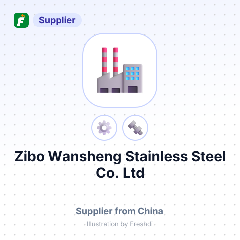 Zibo Wansheng Stainless Steel Co., Ltd – summary card, no photo uploaded yet