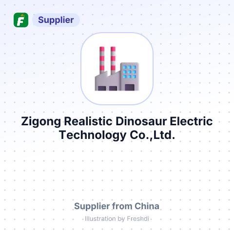 Zigong Realistic Dinosaur Electric Technology Co.,Ltd. – summary card, no photo uploaded yet