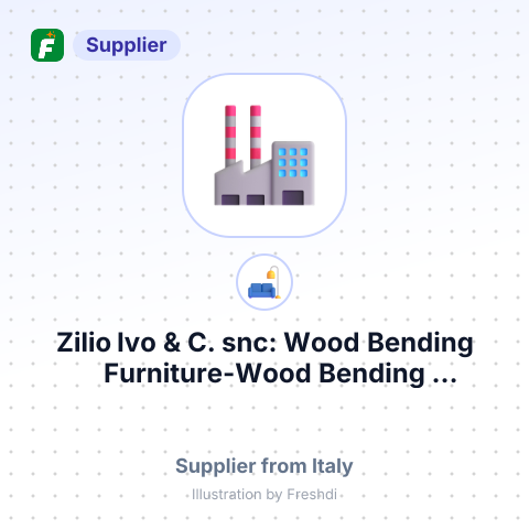 Zilio Ivo & C. snc: Wood Bending Furniture-Wood Bending Components – summary card, no photo uploaded yet