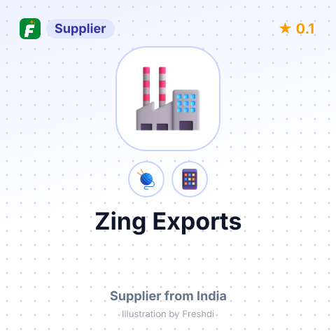 Zing Exports  – summary card, no photo uploaded yet