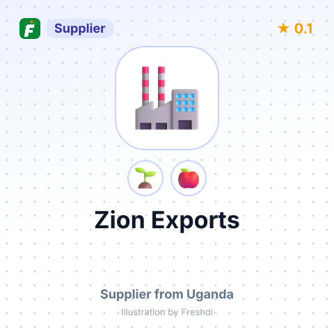 Zion Exports  – summary card, no photo uploaded yet