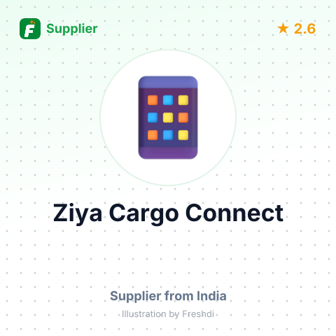 Ziya Cargo Connect – summary card, no photo uploaded yet