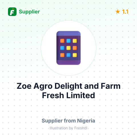 Zoe Agro Delight and Farm Fresh Limited – summary card, no photo uploaded yet