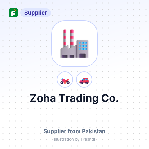 Zoha Trading Co. – summary card, no photo uploaded yet