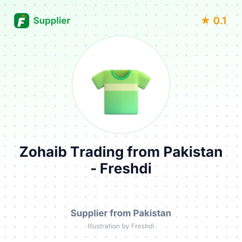 Zohaib Trading  – summary card, no photo uploaded yet