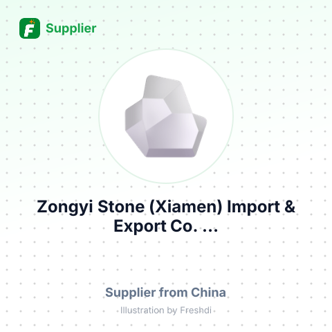 Zongyi Stone (Xiamen) Import & Export Co., ... – summary card, no photo uploaded yet