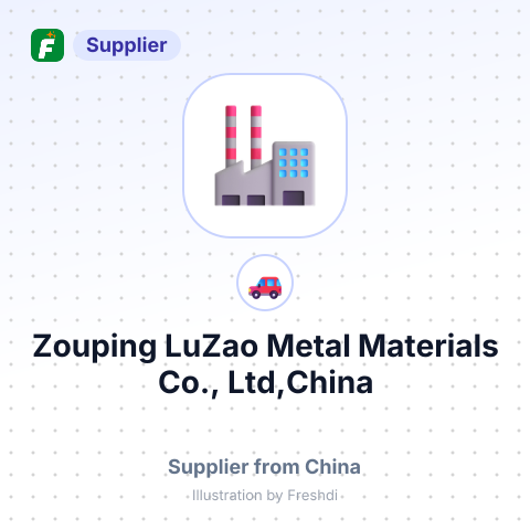 Zouping LuZao Metal Materials Co., Ltd,China – summary card, no photo uploaded yet