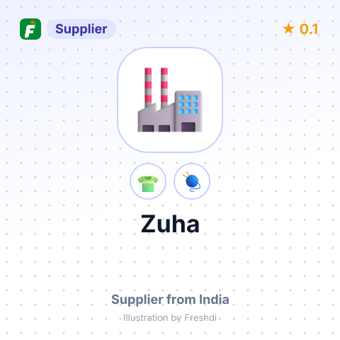 Zuha  – summary card, no photo uploaded yet