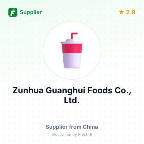 Zunhua Guanghui Foods Co., Ltd. – summary card, no photo uploaded yet