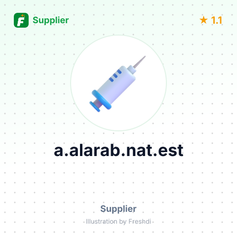 a.alarab.nat.est – summary card, no photo uploaded yet