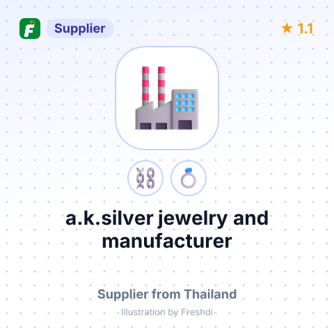 a.k.silver jewelry and manufacturer – summary card, no photo uploaded yet