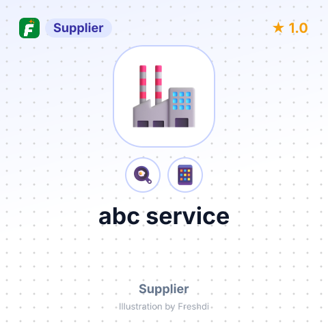abc service – summary card, no photo uploaded yet
