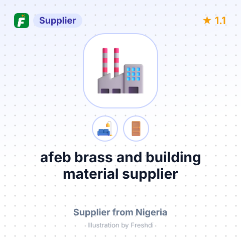 afeb brass and building material supplier – summary card, no photo uploaded yet
