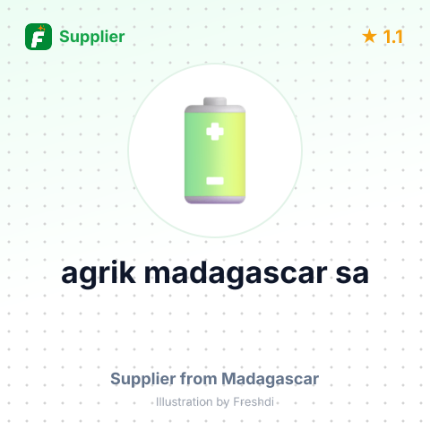 agrik madagascar sa – summary card, no photo uploaded yet