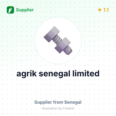 agrik senegal limited – summary card, no photo uploaded yet