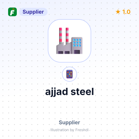 ajjad steel – summary card, no photo uploaded yet