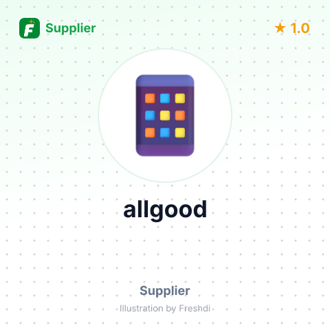 allgood – summary card, no photo uploaded yet