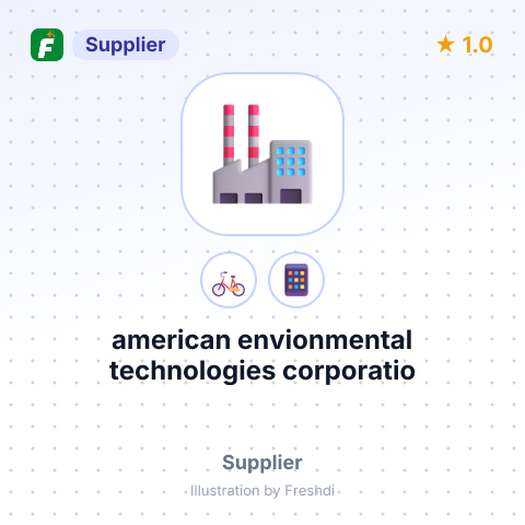 american envionmental technologies corporatio – summary card, no photo uploaded yet