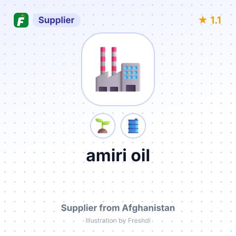 amiri oil – summary card, no photo uploaded yet